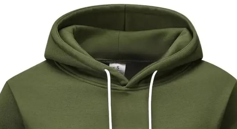 1 Pc Men's Fleece Plain Hoodie