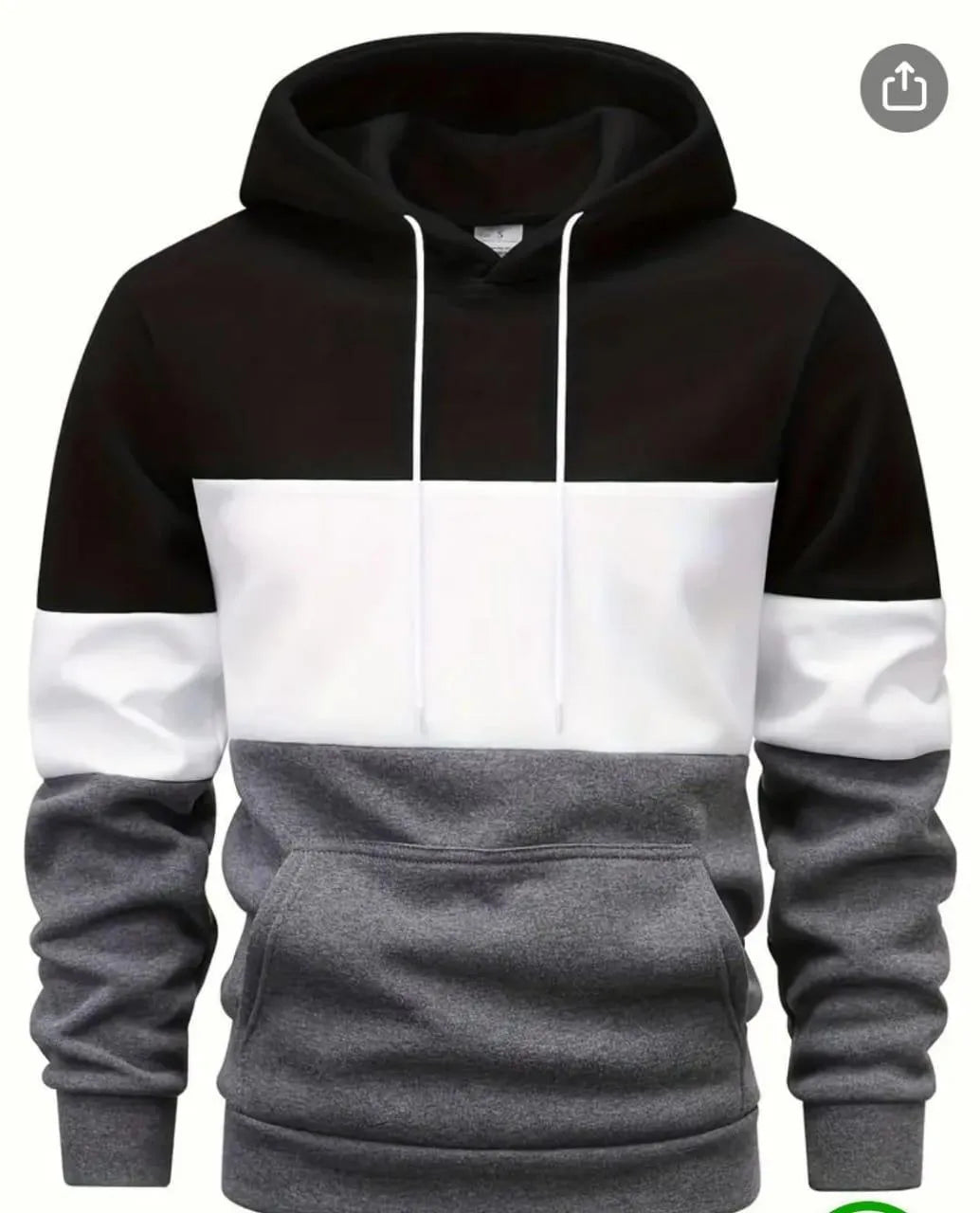 1 Pc Men's Fleece Plain Hoodie