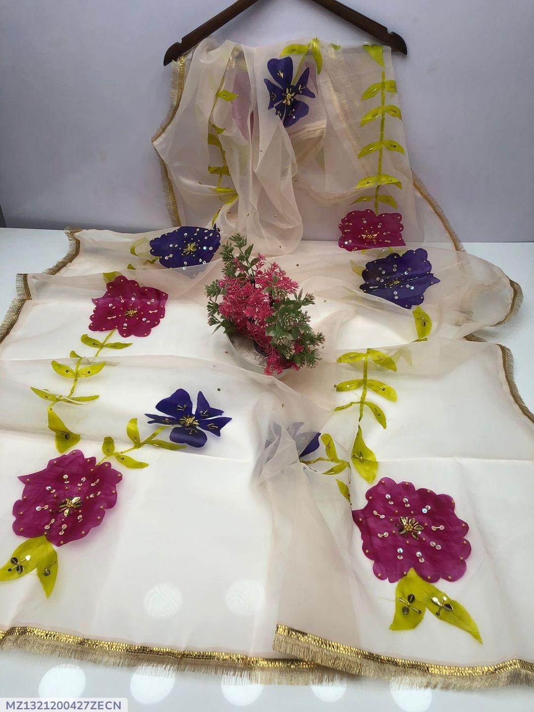 1 Pc Women's Stitched Dupatta