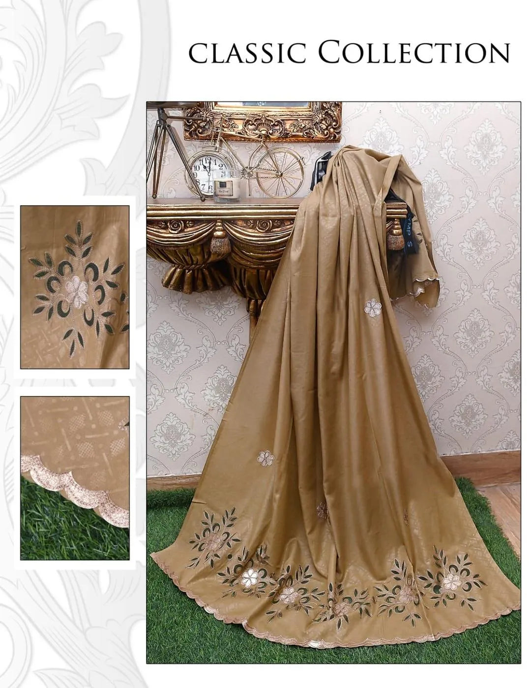 1 Pc Women's Stitched Dupatta