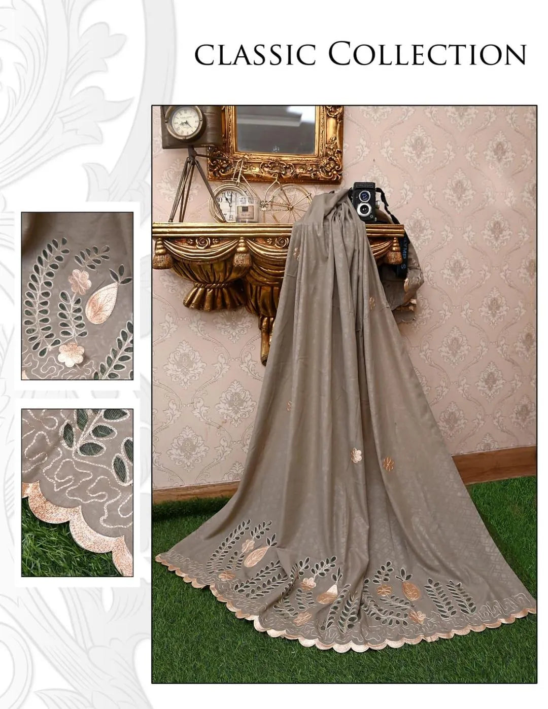 1 Pc Women's Stitched Dupatta