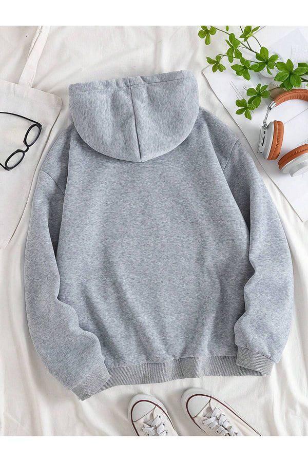 Premium Hooded Fleece Hoodie for Men - Plain Blue Comfort