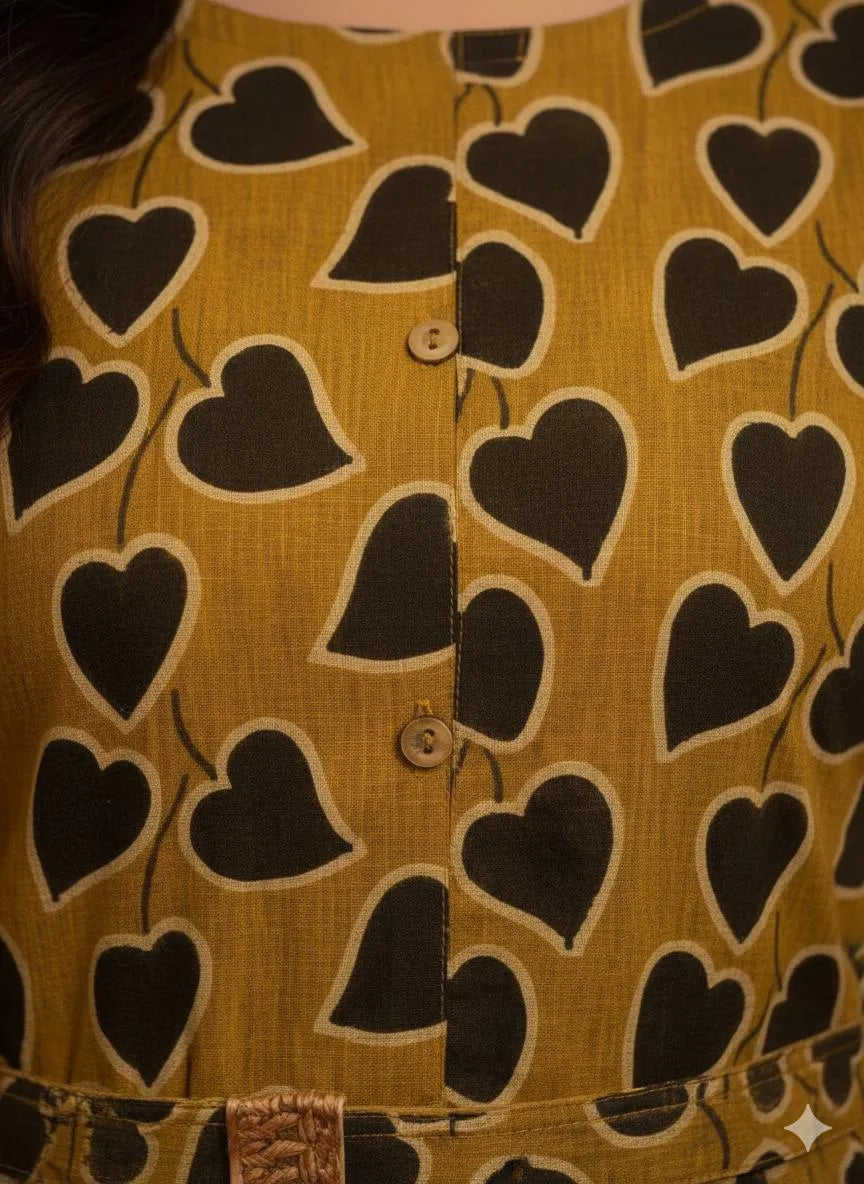 SByS Presents 2 Pcs Women's Stitched Khaddar Printed Frock And Trouser