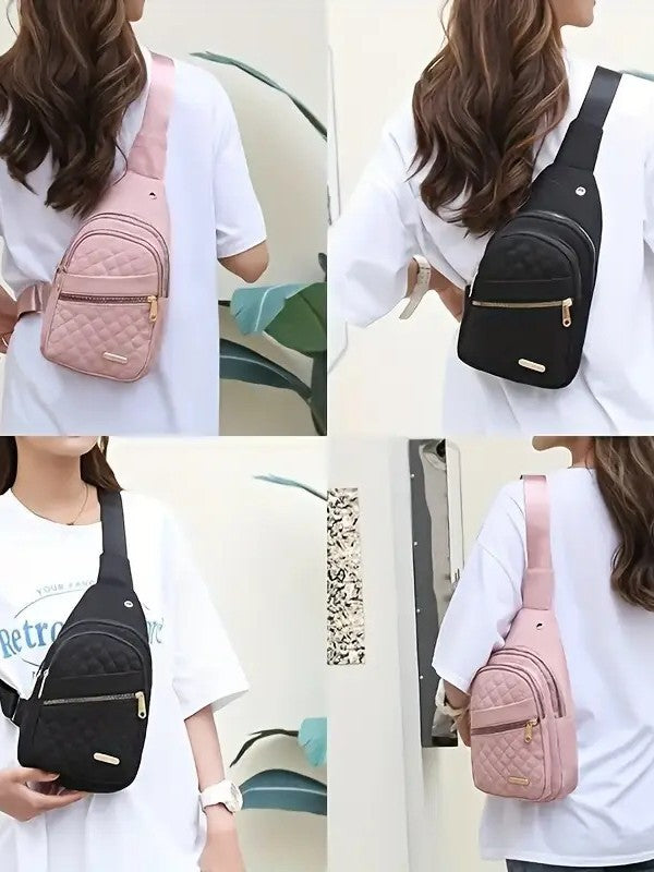 Diamond Quilted Crossbody Bag